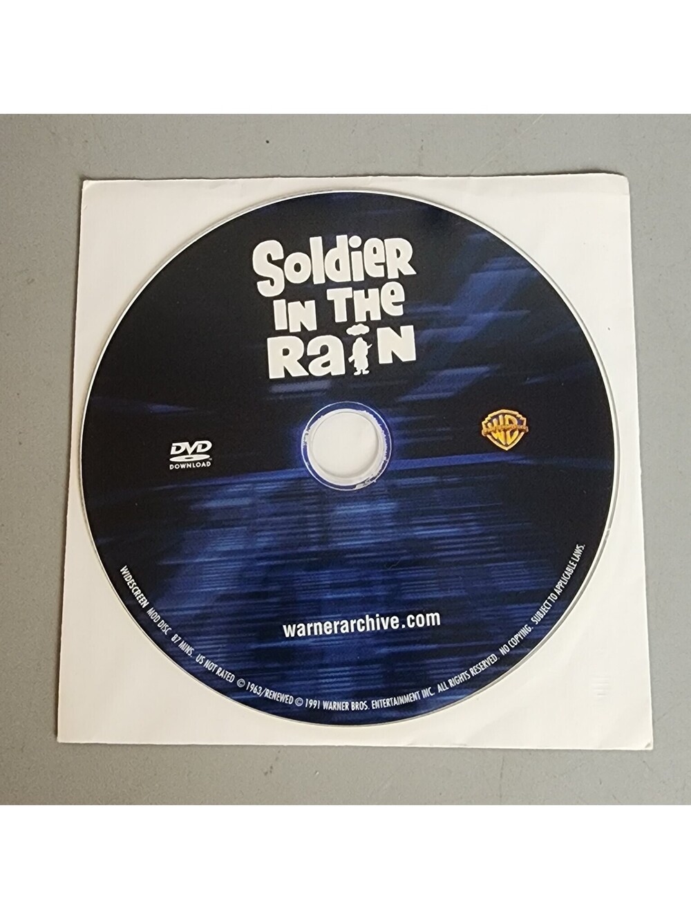 Soldier in the Rain (1963) Widescreen MOD DVD Warner Archive Collection